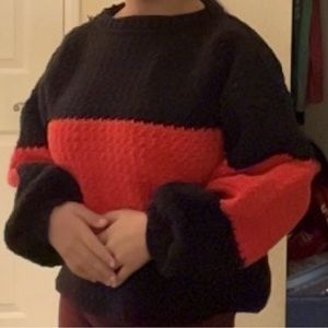 Handmade Cropped Crochet Sweater